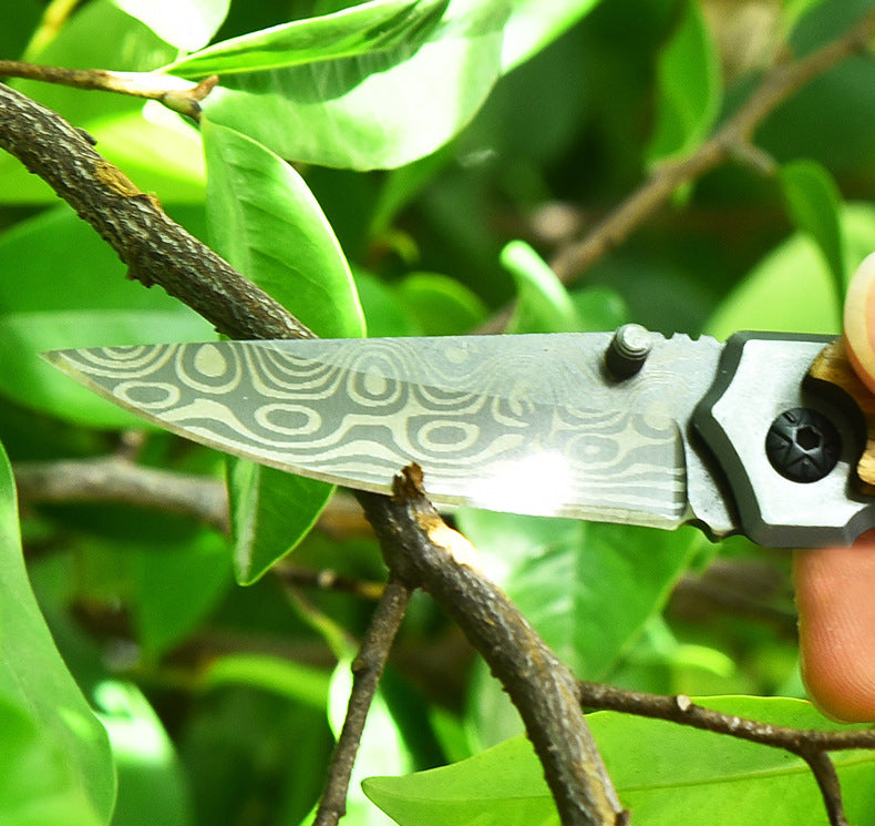 Foldekniv 3 Damask Kompact