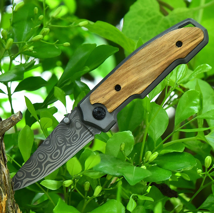 Foldekniv 3 Damask Kompact