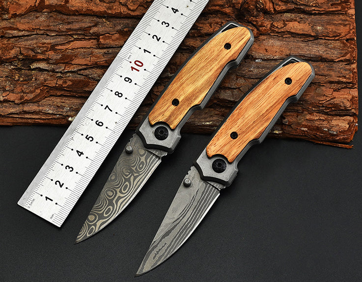 Foldekniv 3 Damask Kompact