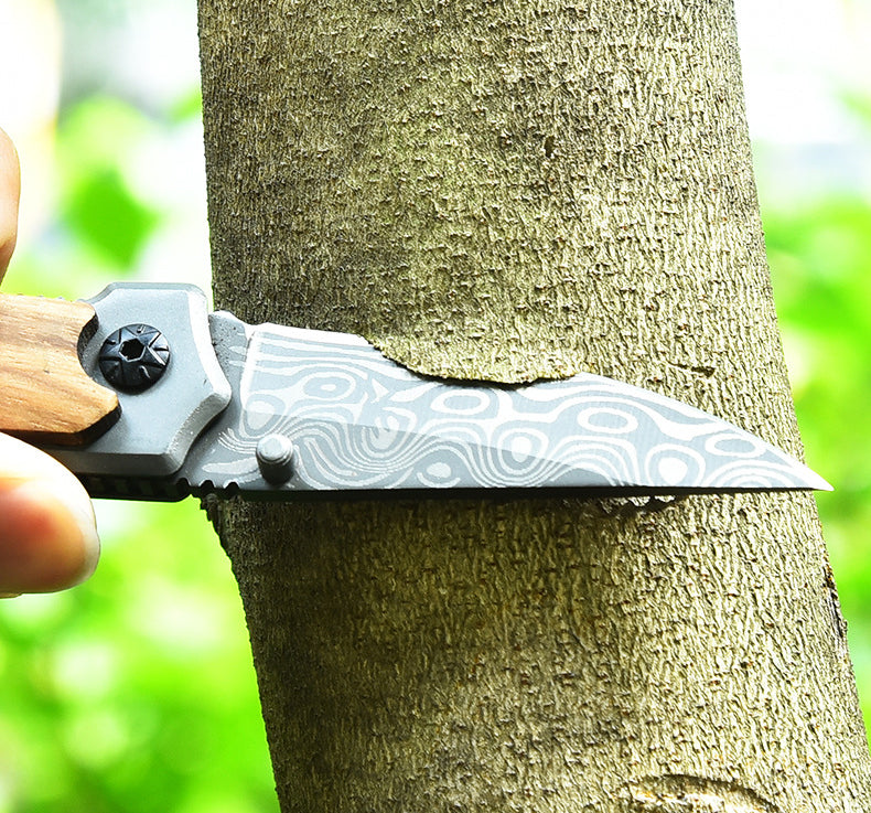 Foldekniv 3 Damask Kompact