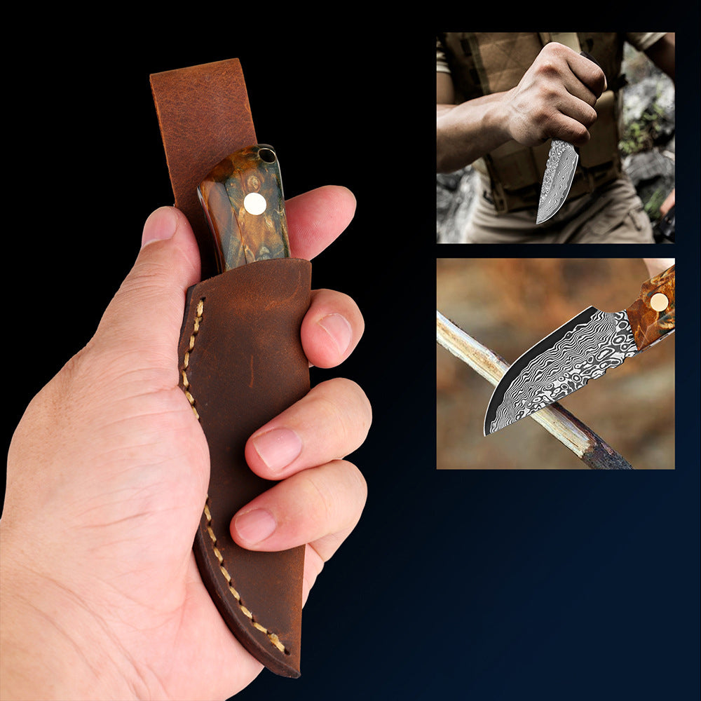 Jagtkniv 9 PH Compact Damaskus