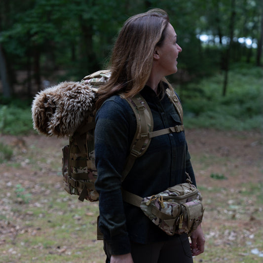 Rygsæk og Bæltetaske SÆT Navy Seal