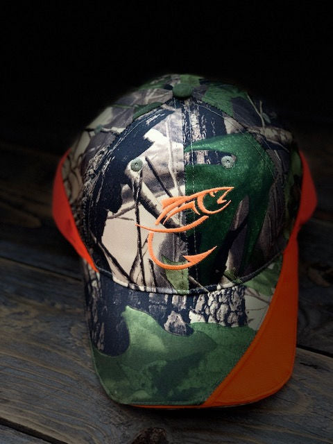 Kasket i Camo / Neon "Hooked"