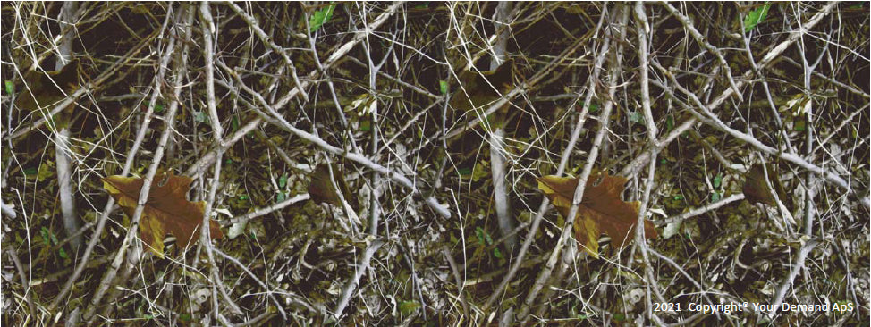 Camouflage stof 10 m.