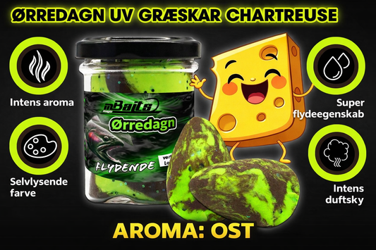 Ørredguf med Ost – UV Aktiv Flydende Trout Bait